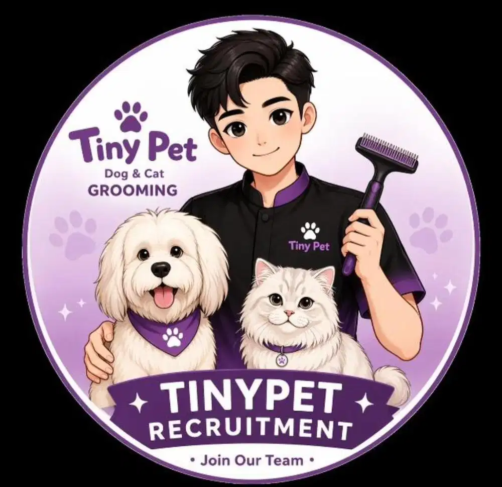 Dicari Groomer / Memandikan Kucing & Doggy Panggilan