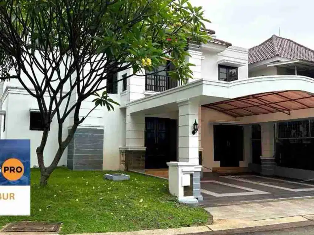 JUAL RUMAH LEGENDA WISATA CIBUBUR POSISI HOEK SIAP HUNI