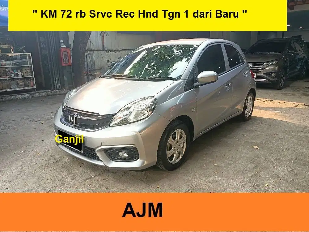 Hnd Brio E AT Km72rb Srvc Rec Hnd 2017 Tgn 1 dr Baru Silver