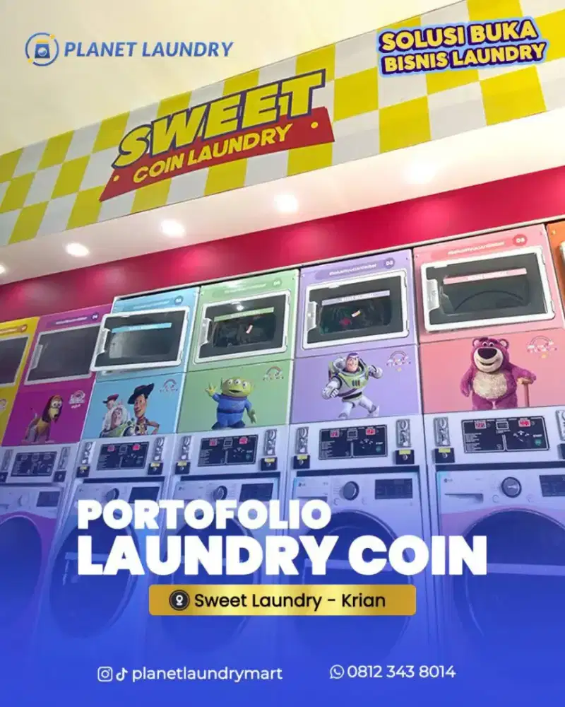 PAKET BISNIS LAUNDRY COIN SELF SERVICE