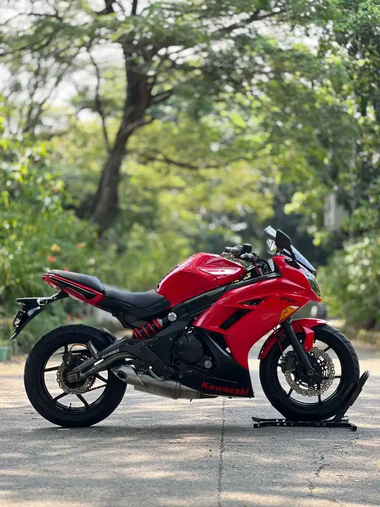 KAWASAKI ER6F MERAH 2012 KM 19K PAJAK HIDUP SUPER GRESS