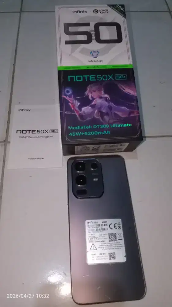 D jual infinix not 50X 5G
