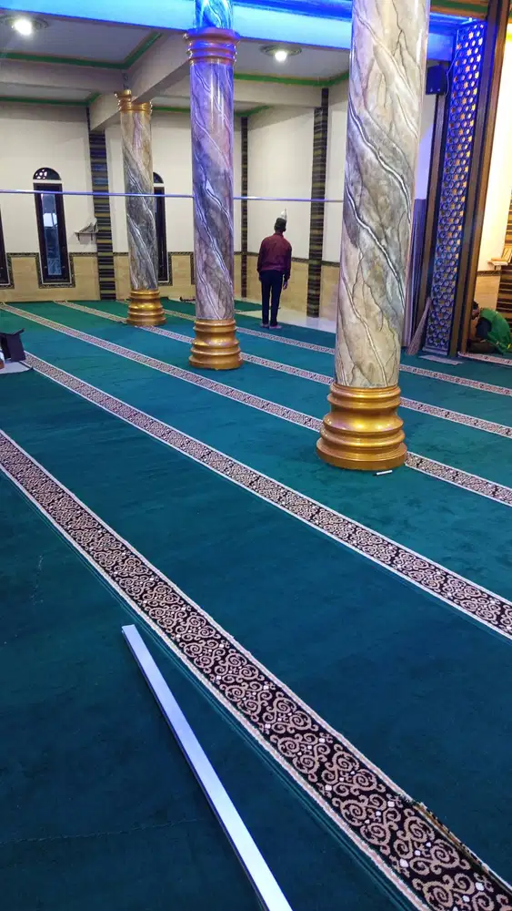 Jual karpet masjid ekonomis bisa pasang di lokasi