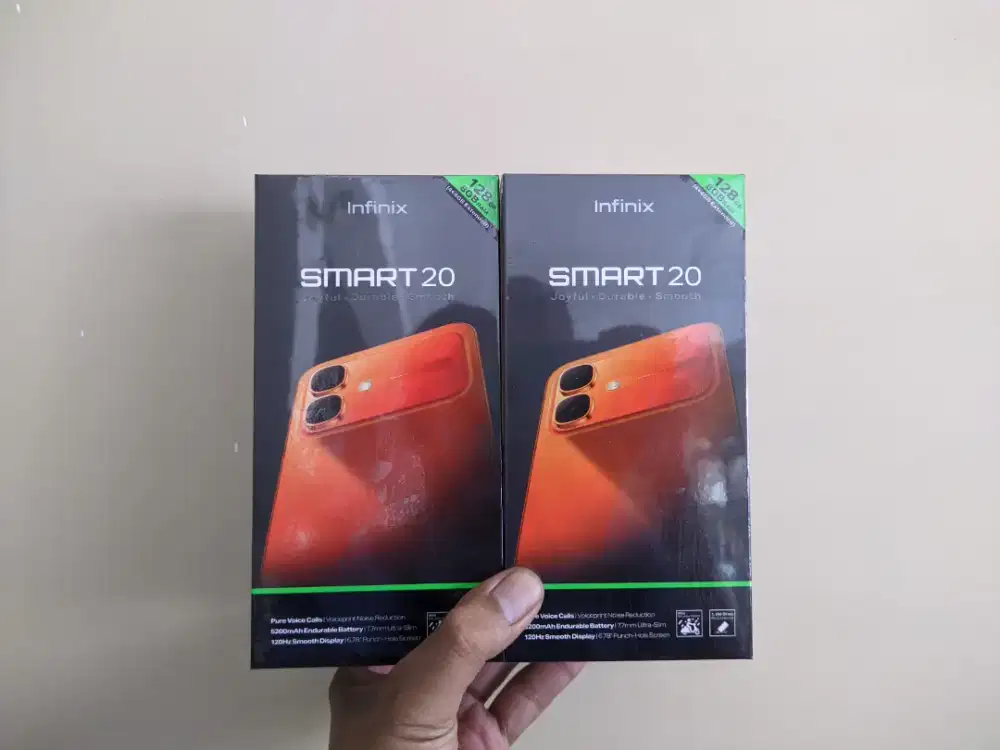 Fast respon WA Infinix Smart 20 4+4/128 Garansi resmi 1thn
