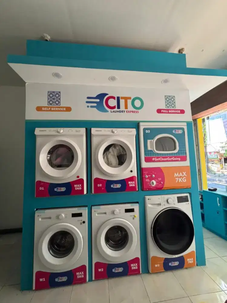 PAKET USAHA LAUNDRY KILOAN LENGKAP DENGAN TRAINING