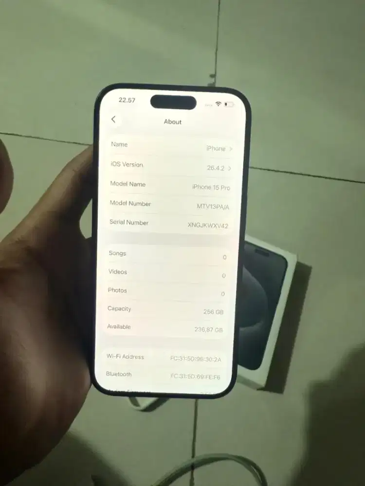 Jual iphone 15 pro 256 ibox