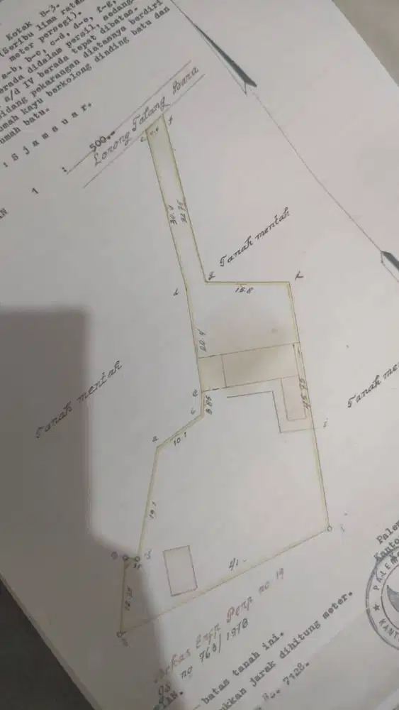 Tanah SHM 1.514m2 Jl.Ogan Deket UNSRI Bukit