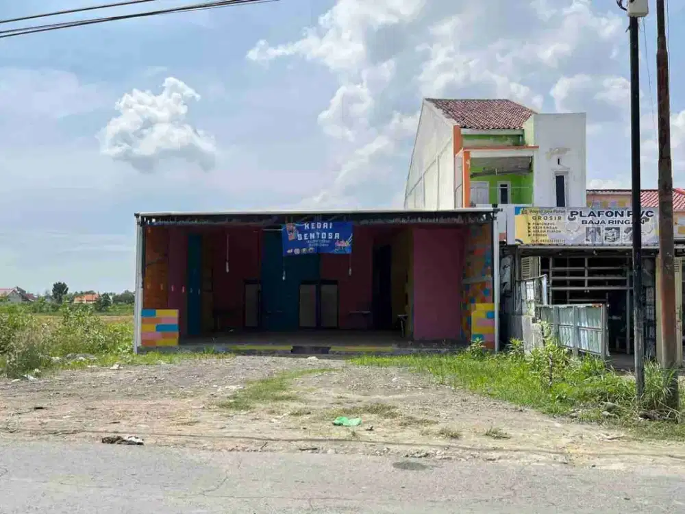 BREBES PESANTUNAN RUKO STRATEGIS PINGGIR JALAN DEKAT PERUMAHAN AMARTHA SEWA MURAH