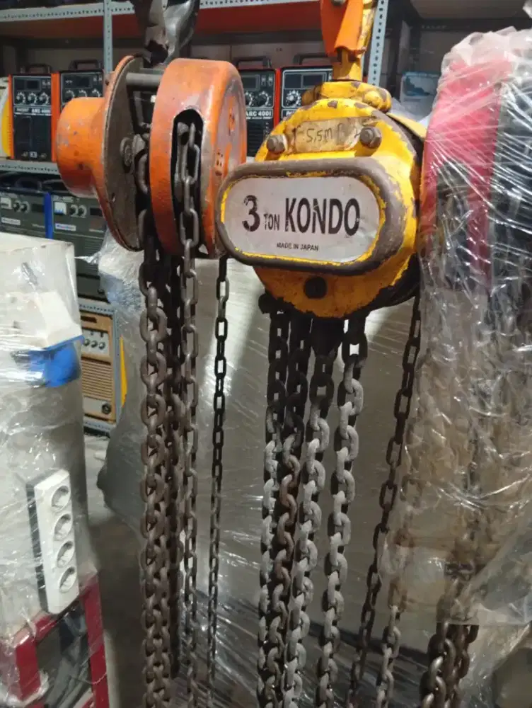 CHAINBLOCK BEKAS 3 TON KONDO KATROL KONDO BEKAS 3 TON