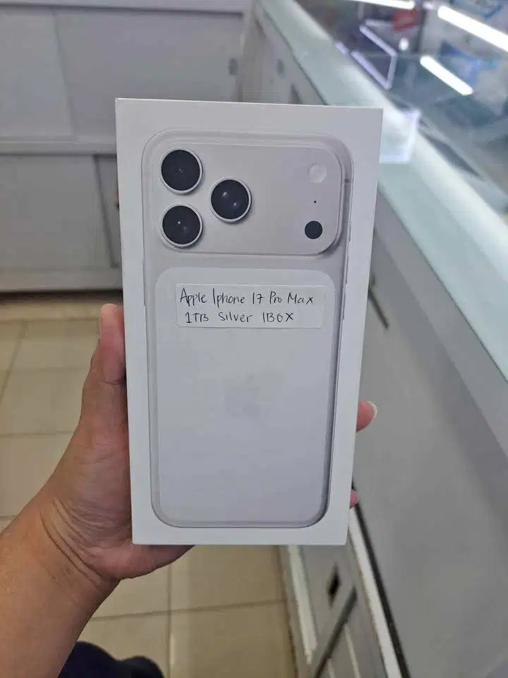 IPhone 17 Pro Max 1TB Silver New Segel Garansi Resmi IBox