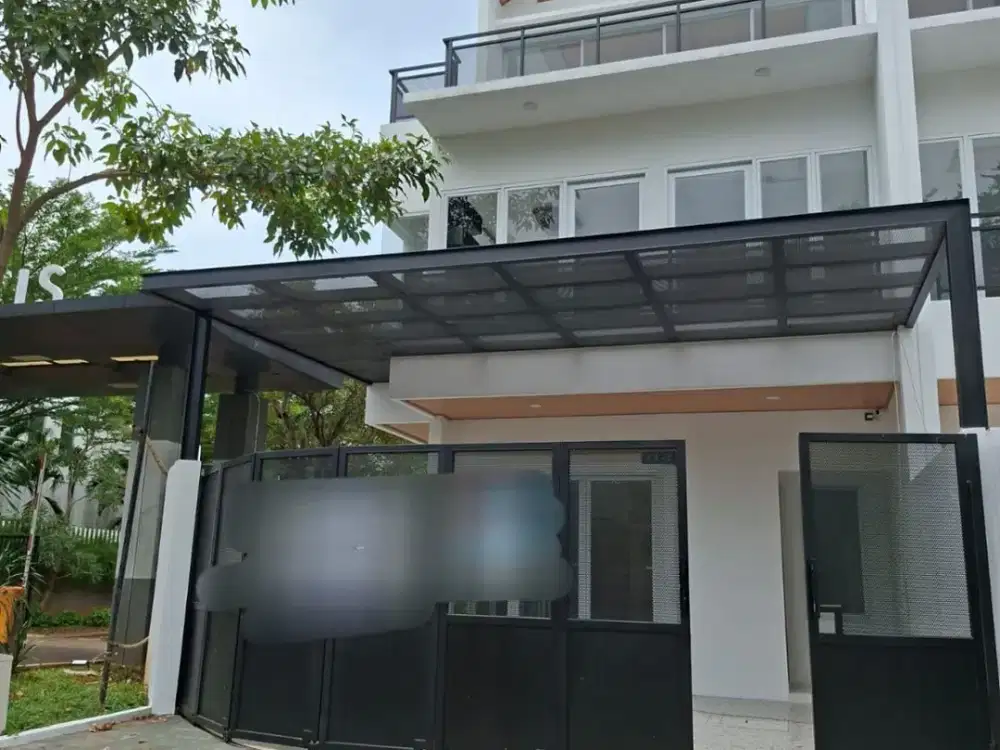 Rumah Brand New 3 Lantai Posisi Hook Lokasi Metland Puri Dekat Green Lake
