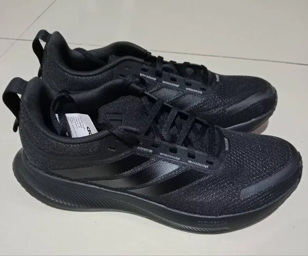 Sepatu Adidas Runblaze M & Nike Air Force 1 Shadow Black Pink patches