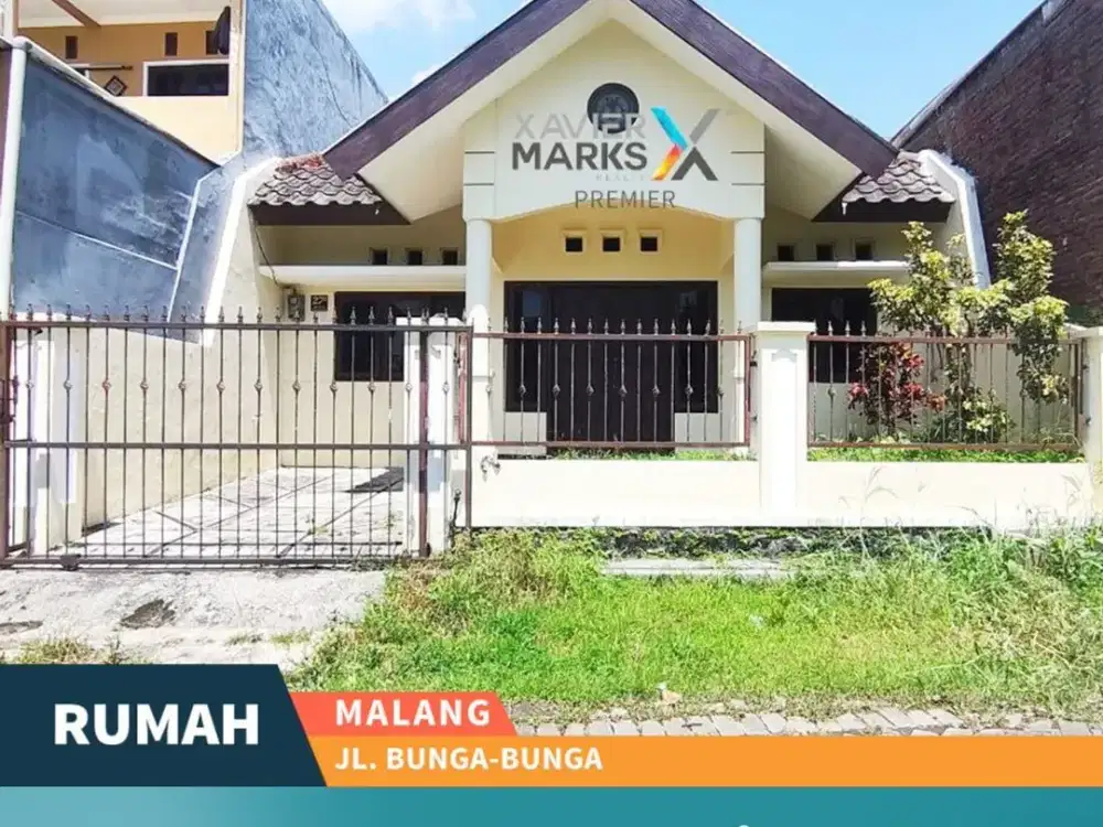 Dijual Rumah 2 Kt Family Friendly di Bunga Bunga Lowokwaru Malang