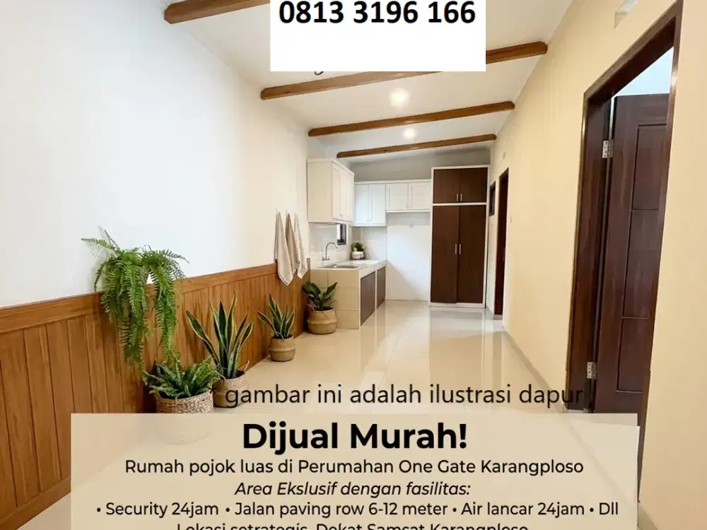 RUMAH MURAH DEKAT SAMSAT KARANGPLOSO