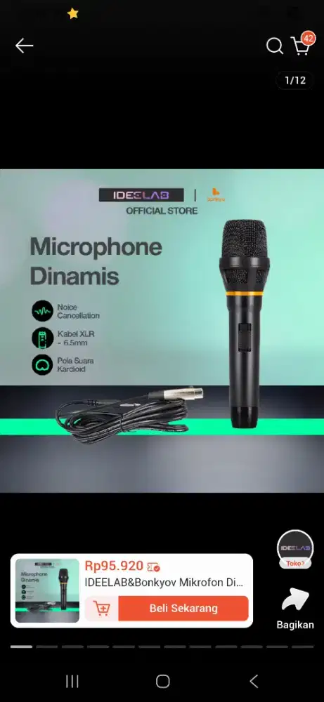 Mic Dynamic Bonkyo Black