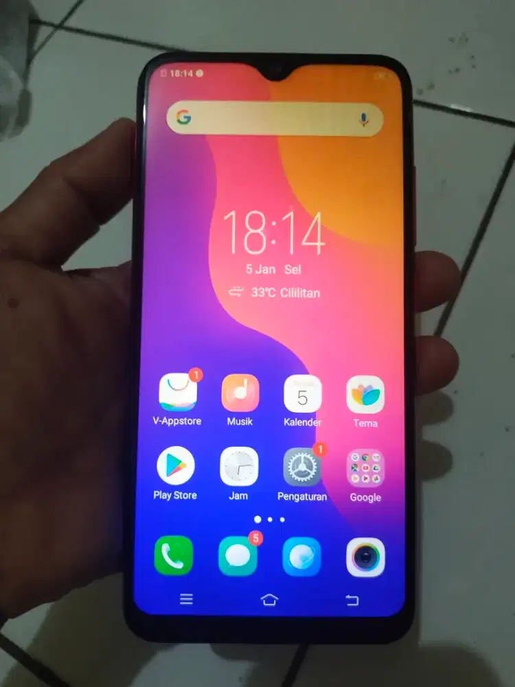 Vivo Y19   2/32  minus Shadow kuning aman normal nokendala LCD ORI