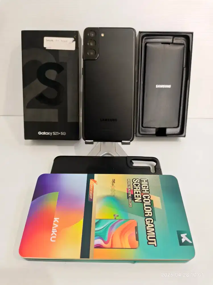 Samsung S21+ 5G 8/256 Gb Mulus 97% (LCD Ganti Finger ON) bisa TT/BT