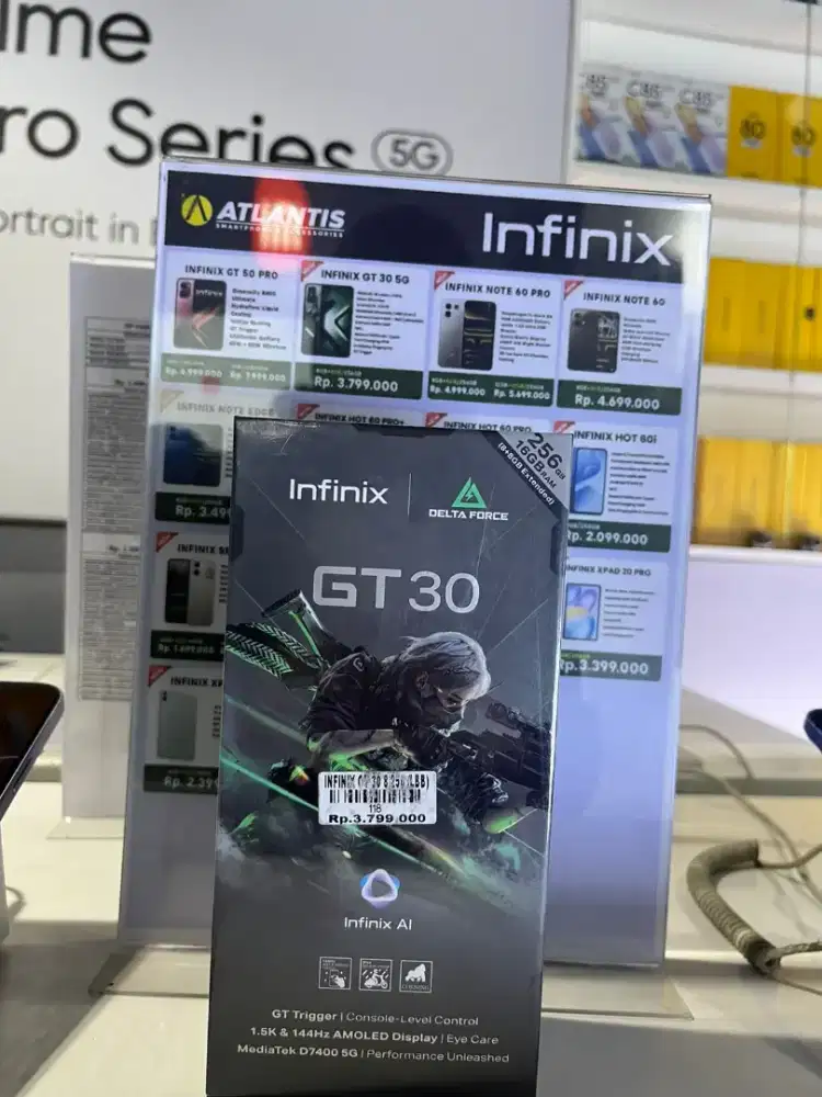 Infinix GT 30 8/256gb ATLANTIS DAHSYAT