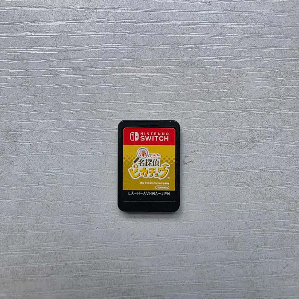 Catridge Detective Pikachu Returns Nintendo Switch