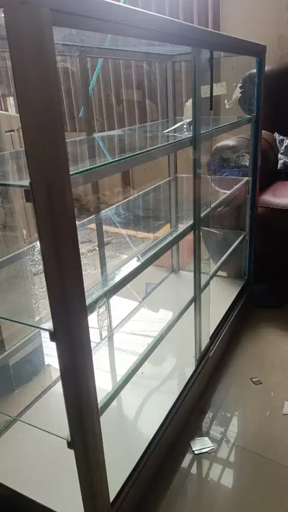 Etalase panjang 120 tinggi 100