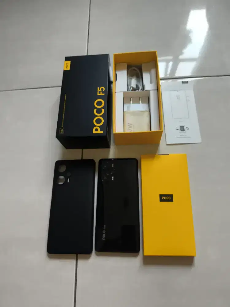 Poco f5 5G 12/256 black mulus resmi indonesia