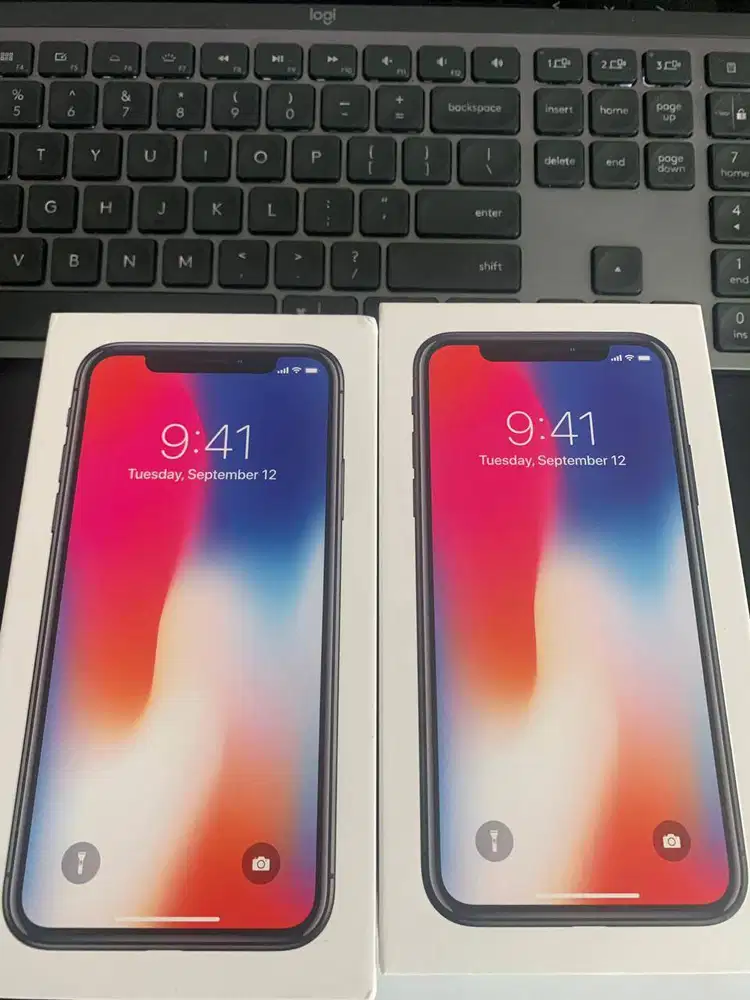Iphone X 256gb Black, full lengkap