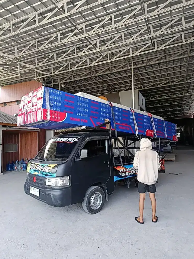 PLAFON PVC MENERIMA ANTAR BAHAN & TERPASANG