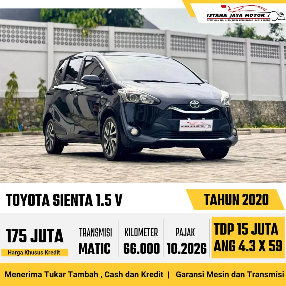 TOYOTA SIENTA 1.5 V CVT 2020