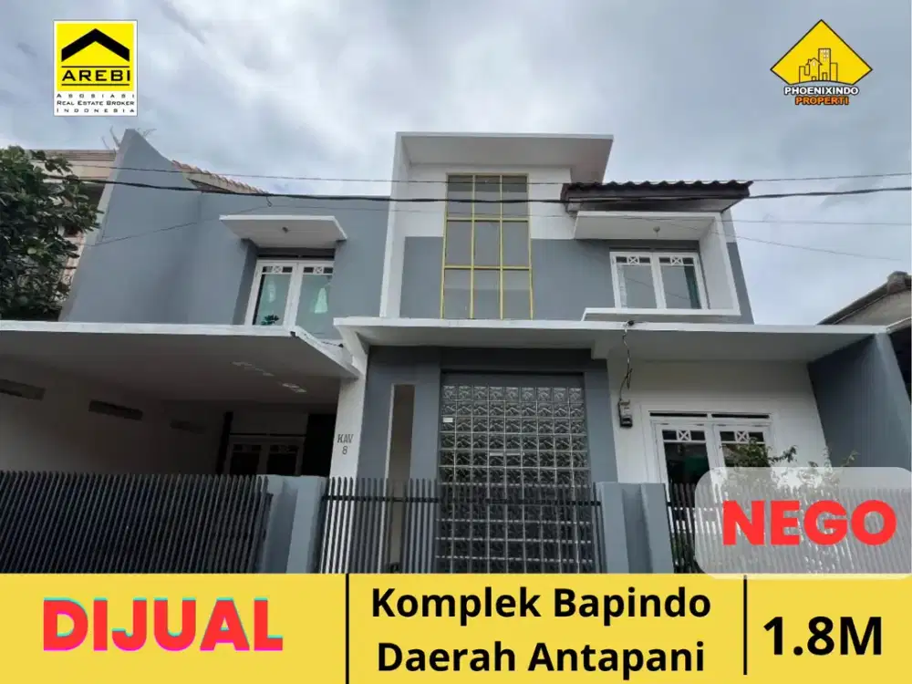 Jual Rumah Semi Furnished di Komplek Bapindo, Daerah Antapani