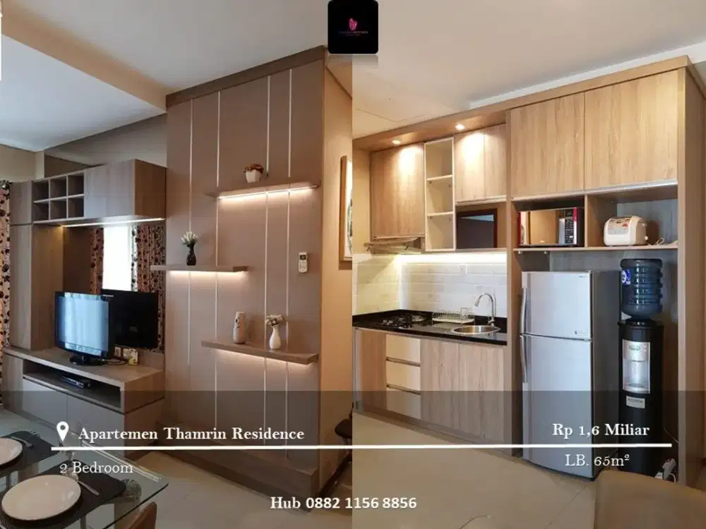 Dijual Apartement Thamrin Residence High Floor 2BR Furnished