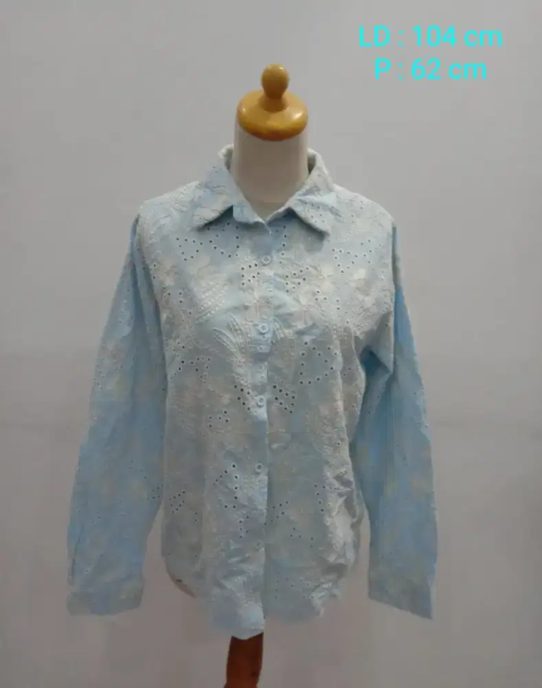 Kemeja Karbol Korean Style Preloved