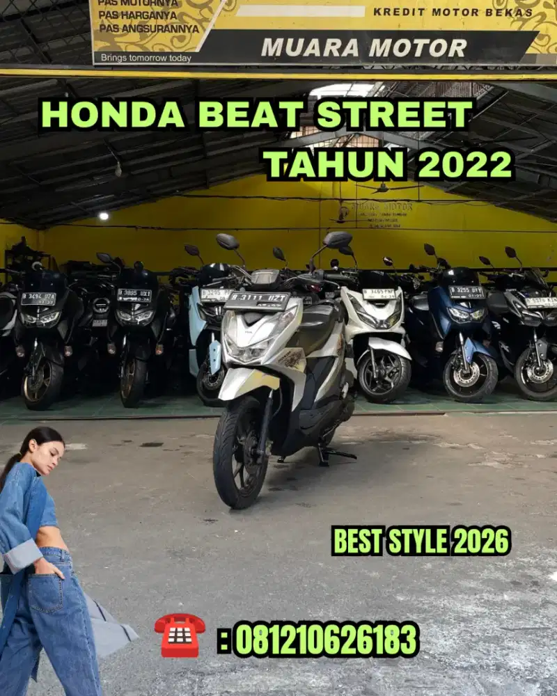HONDA BEAT STREET 2022 MULUS