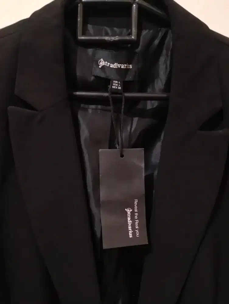 black blazer stradivarius