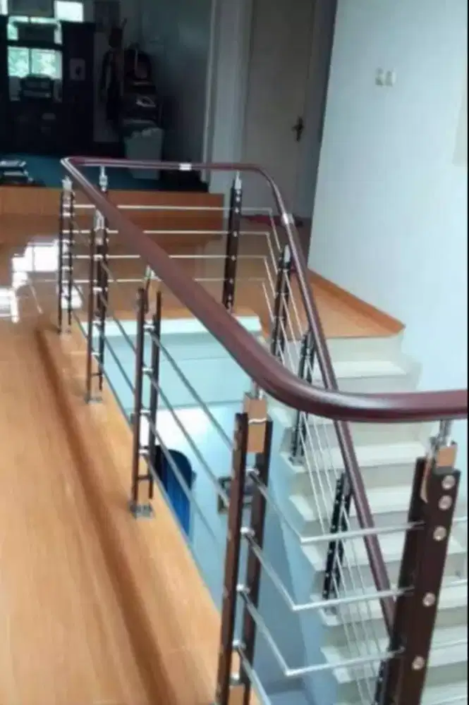 Raling tangga dan balkon ,hand raul upvc