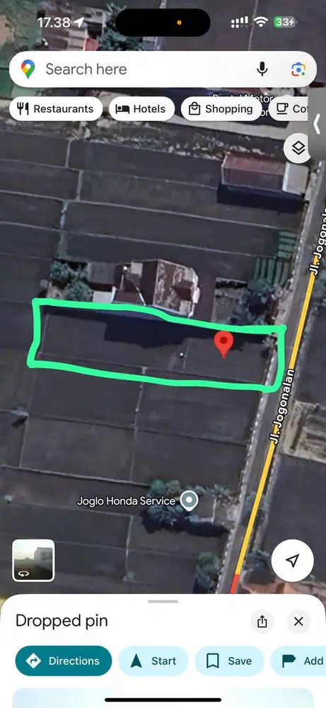 DIJUAL TANAH LOKASI STRATEGIS UNTUK MEMBANGUN KOS-KOS AN ATAU USAHA