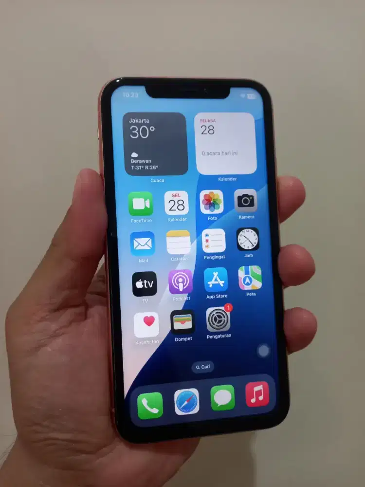 IPhone XR coral 64Gb Lte Fullset ex inter normal
