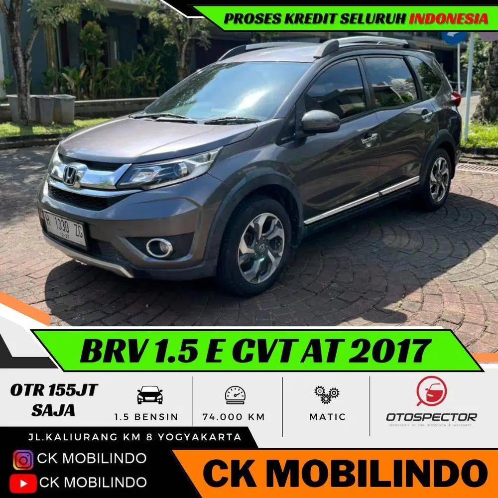 Honda BRV E CVT Matic 2017 Plat H ISTIMEWA DP Minim Ertiga