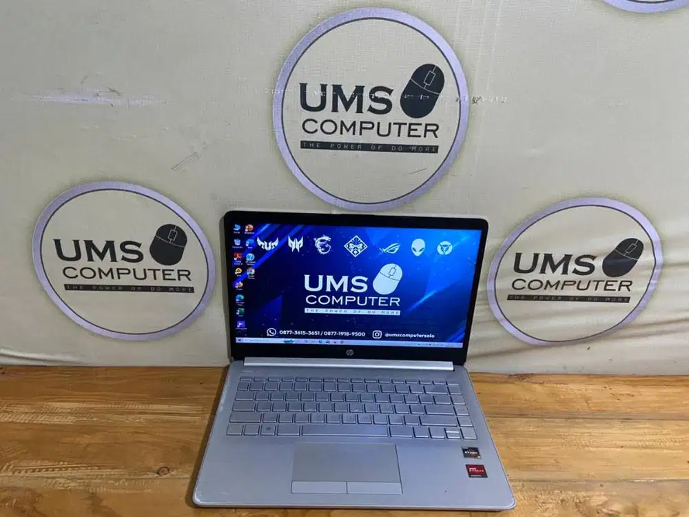 HP 14S DK1035WM RYZEN 3 3250U Ram 8GB SSD 256GB FHD