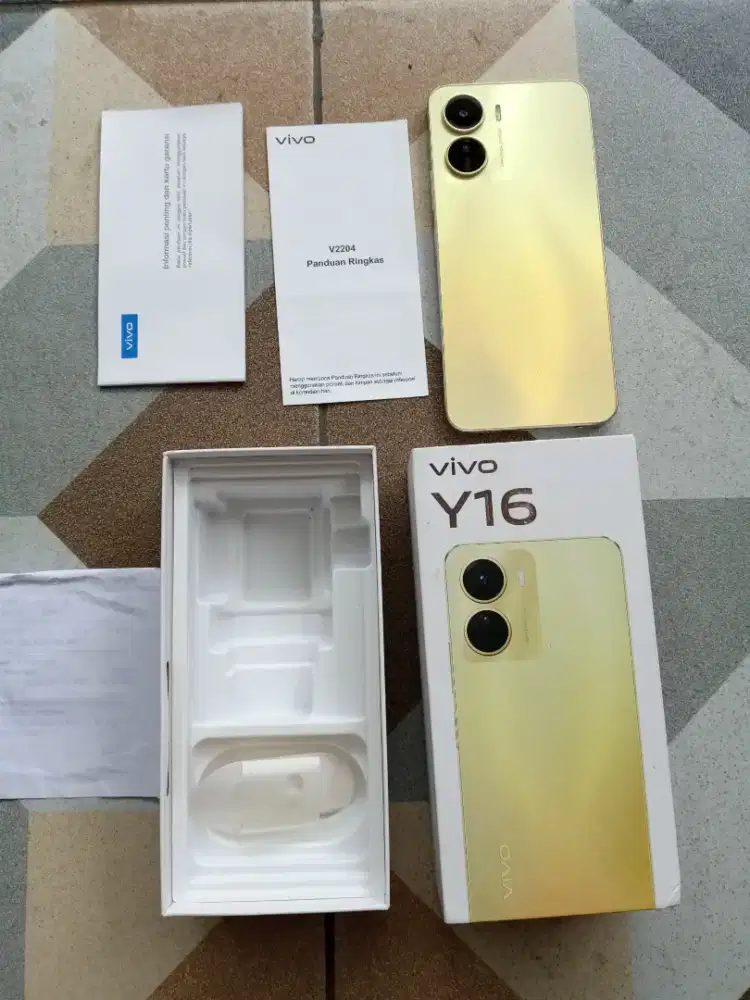 Vivo y16 fullset mati