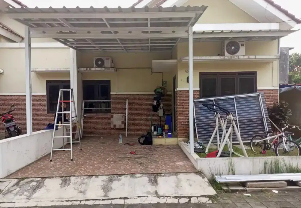 Kanopi baja ringan dan garasi