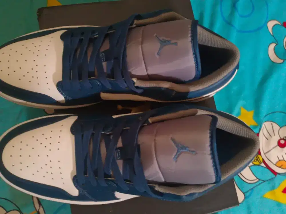 Jual sepatu nike air jordan low blue size 46 original