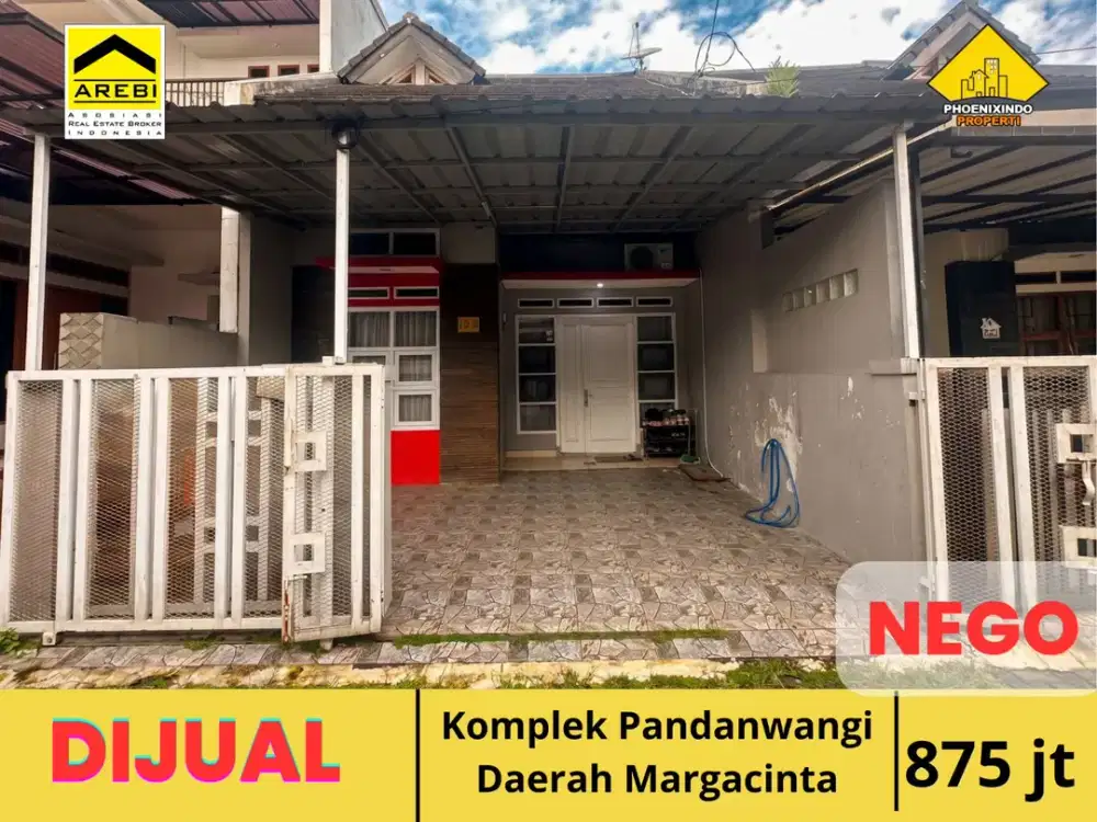 Jual Rumah Semi Furnished 3 Kamar Tidur di Komplek Pandanwangi, Margacinta