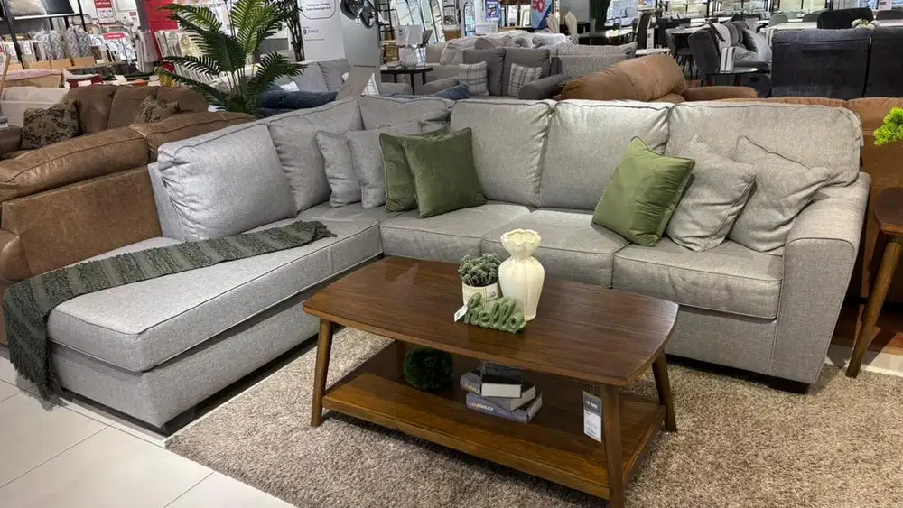 Sofa L new abu cantikk