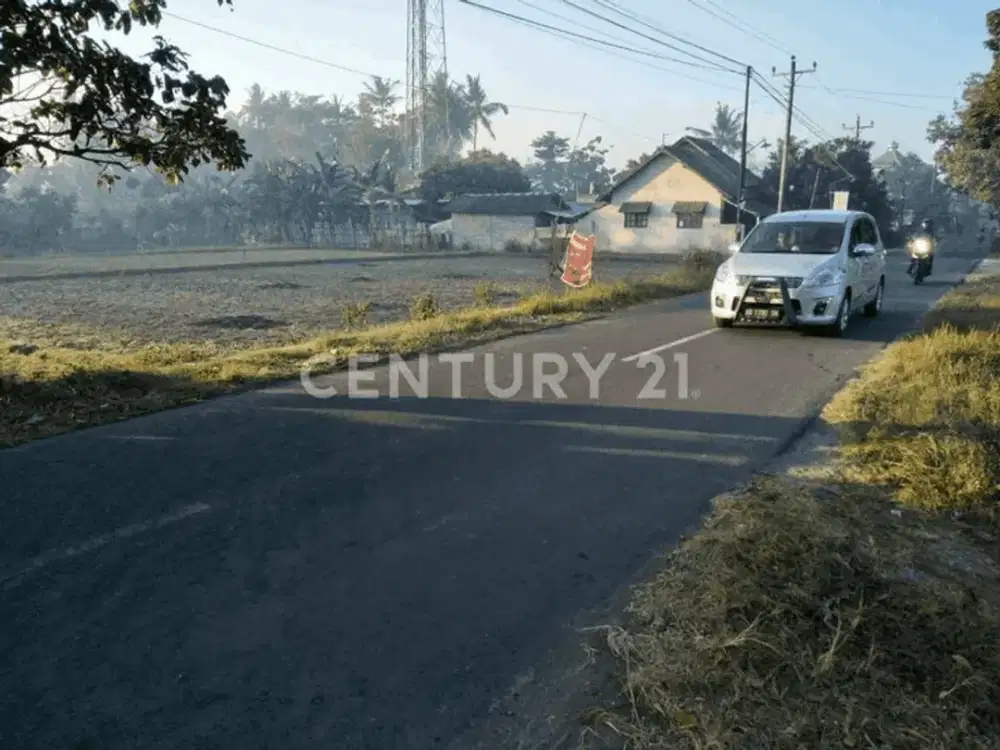 Tanah Luas Di Jalan Wonosari Km 6 Area Berbah Sleman