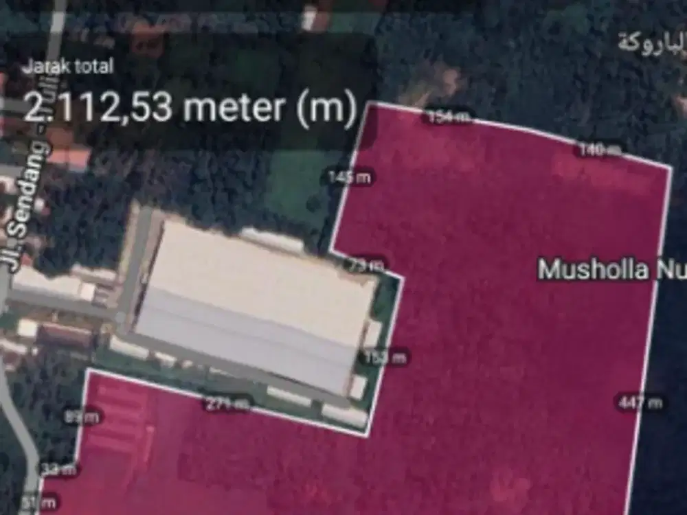 Lahan Industri dekat  Pabrik ABI Batang