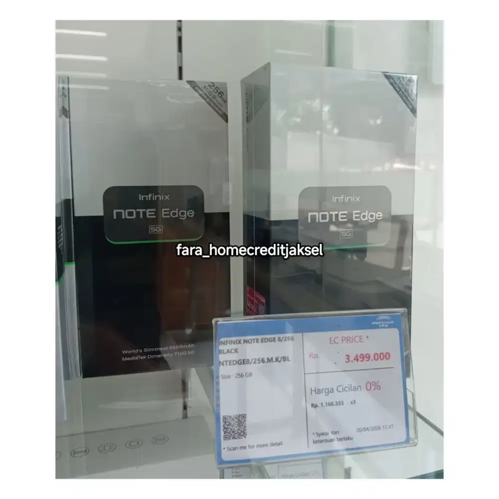 Infinix Note Edge 8/256GB Black