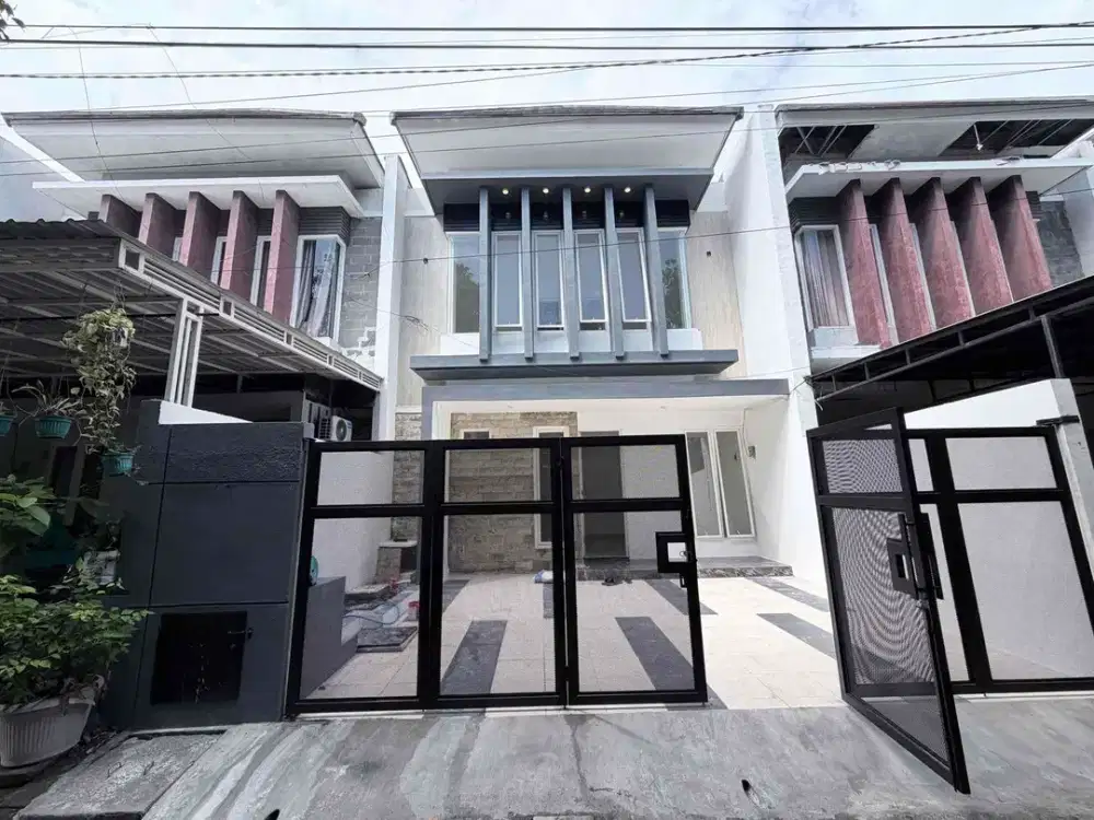 JUAL RUMAH 2 LANTAI MINIMALIS GRAND SEMANGGI SURABAYA SUDAH RENOVASI SIAP HUNI