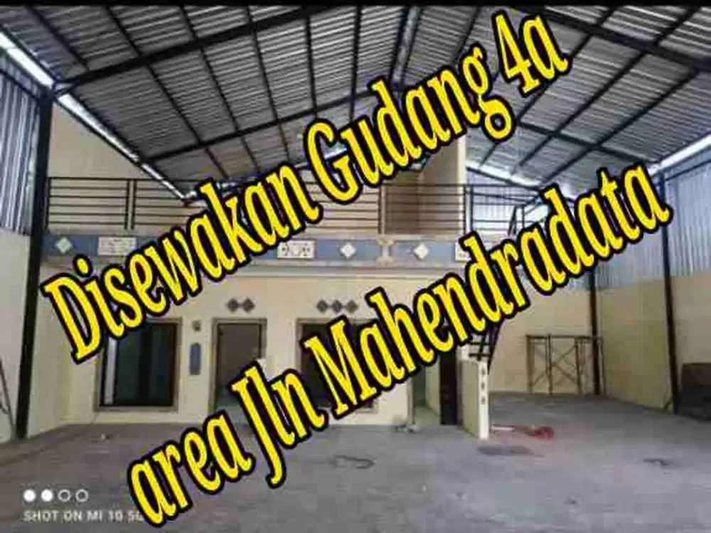 Disewakan Gudang 4a di area Jln Mahendradata Denpasar Barat Bali