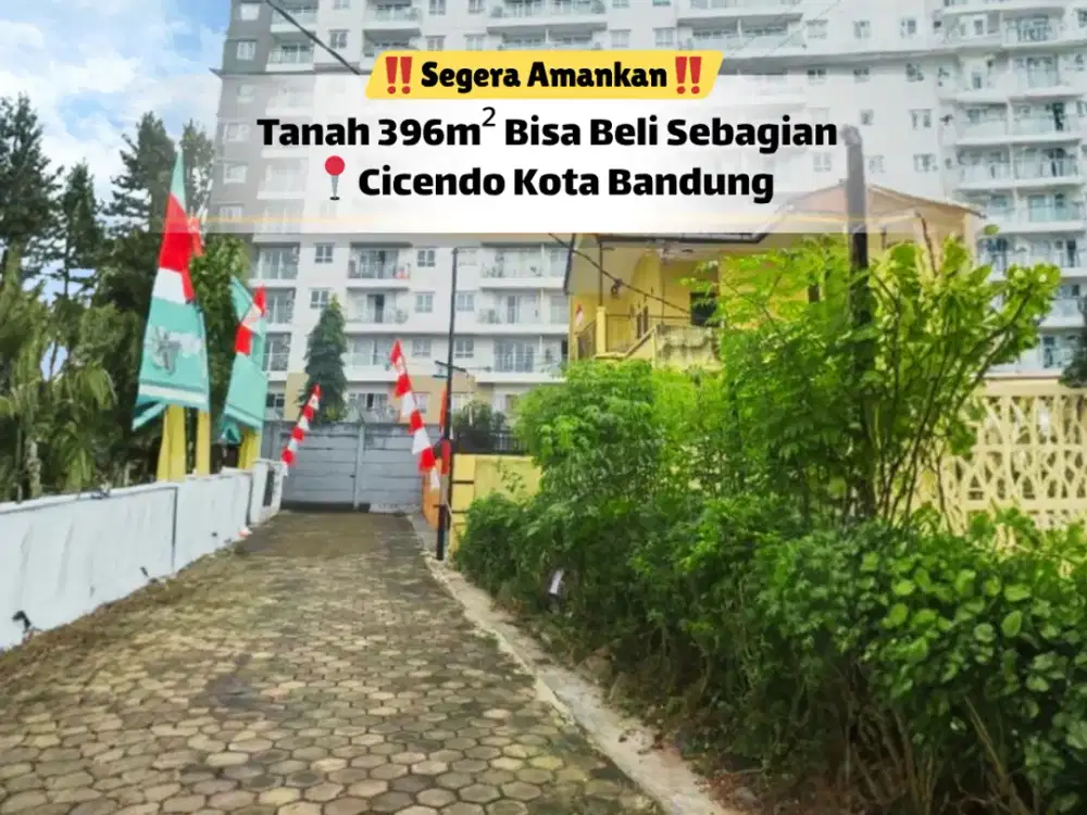 Tanah SHM 396 m² Bandung – Akses Strategis