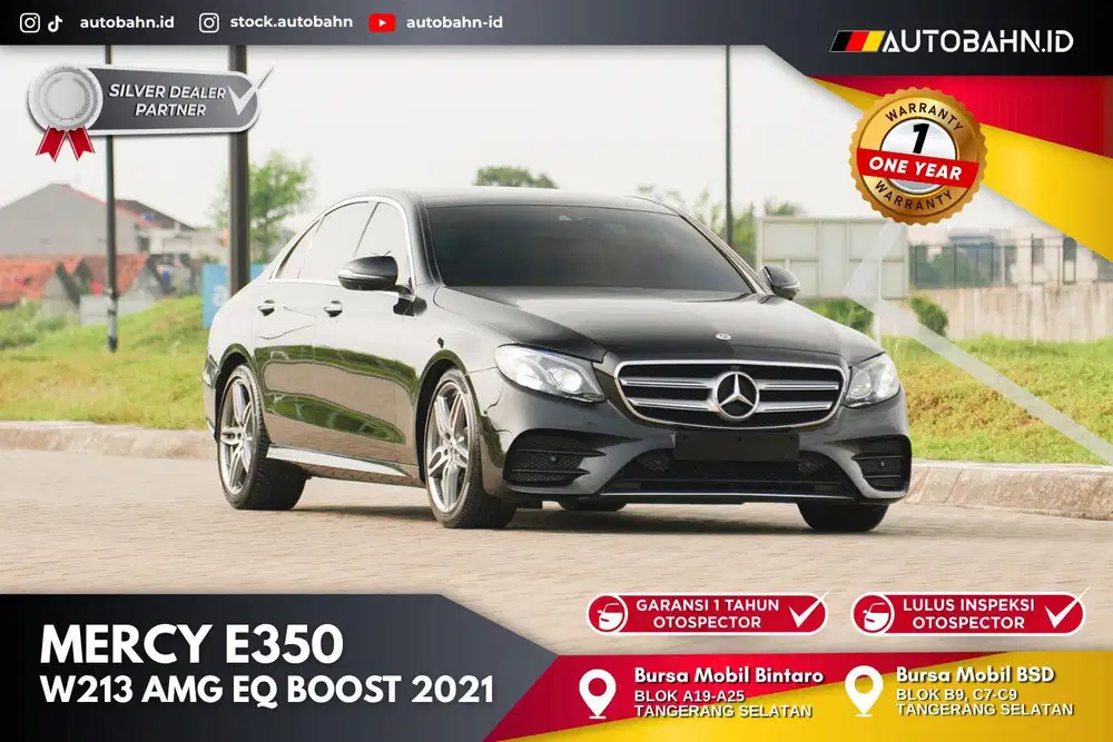 Mercedes Benz E350 AMG EQ-Boost 2021 Black Warranty! 520i 320i c300